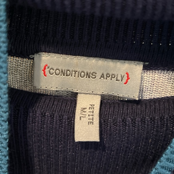 Anthropologie Multicolor Cowl Neck Sweater with 3/4 Batwing Sleeves - Picture 4 of 7